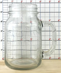 BarConic® Glassware - Mason Jar Mug Glass - 20 ounce - CASE OF 12