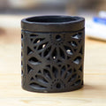 Oaxaca Barro Negro Ceramic Oval Pencil Holder - Oaxacan Ellipse