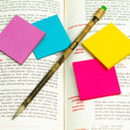 Vintage Handmade Recycled Paper Pencil with Green Eraser - News of Yesterday