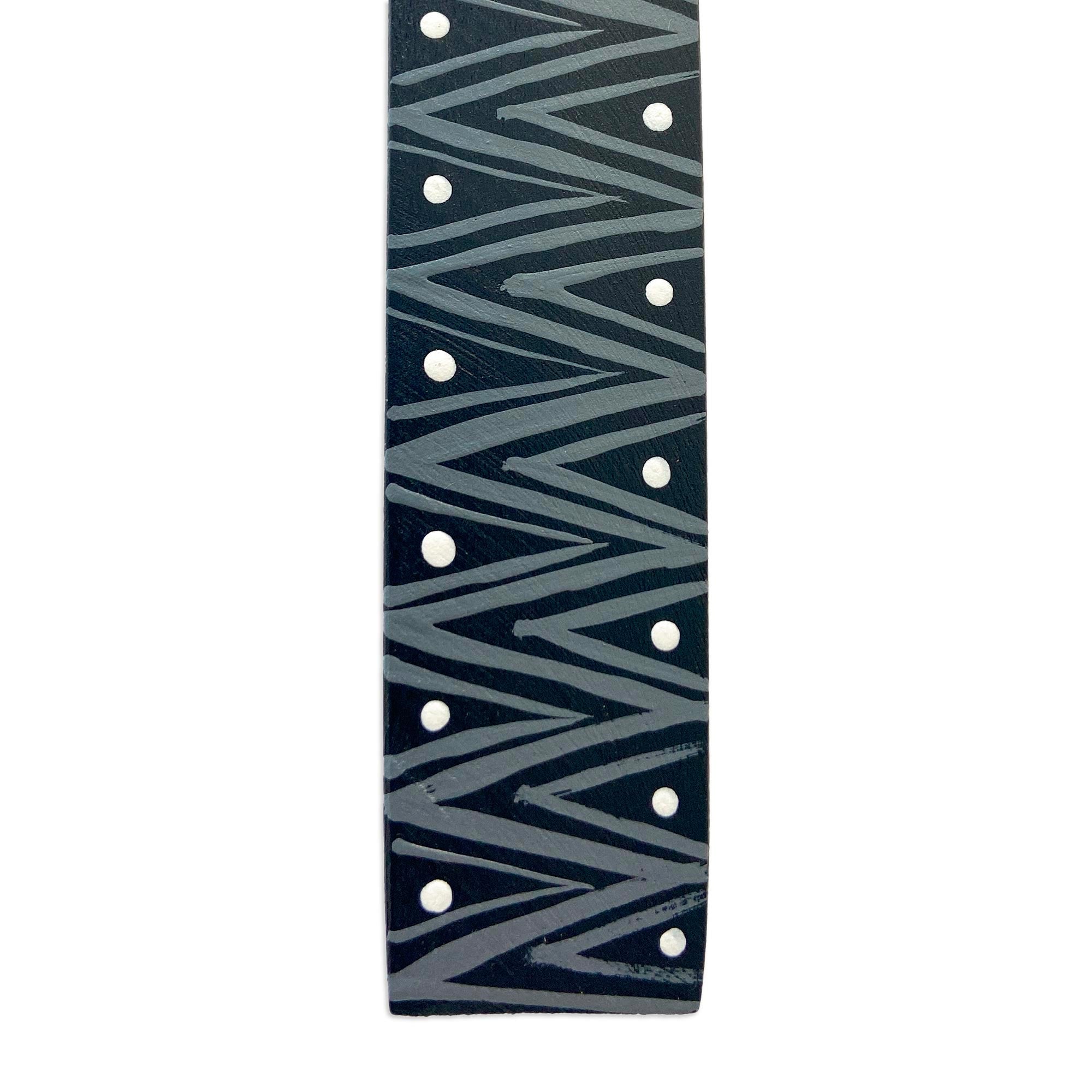 Hand-Painted Pink Flamingo Copal Wood Bookmark from Oaxaca - Reading Flamingo